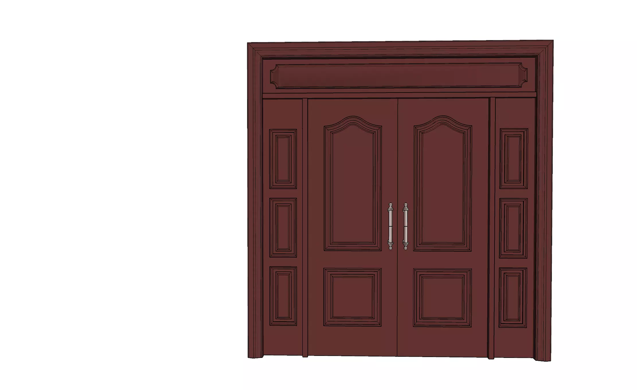 DOUBLE DOORS 05 Free 3D model