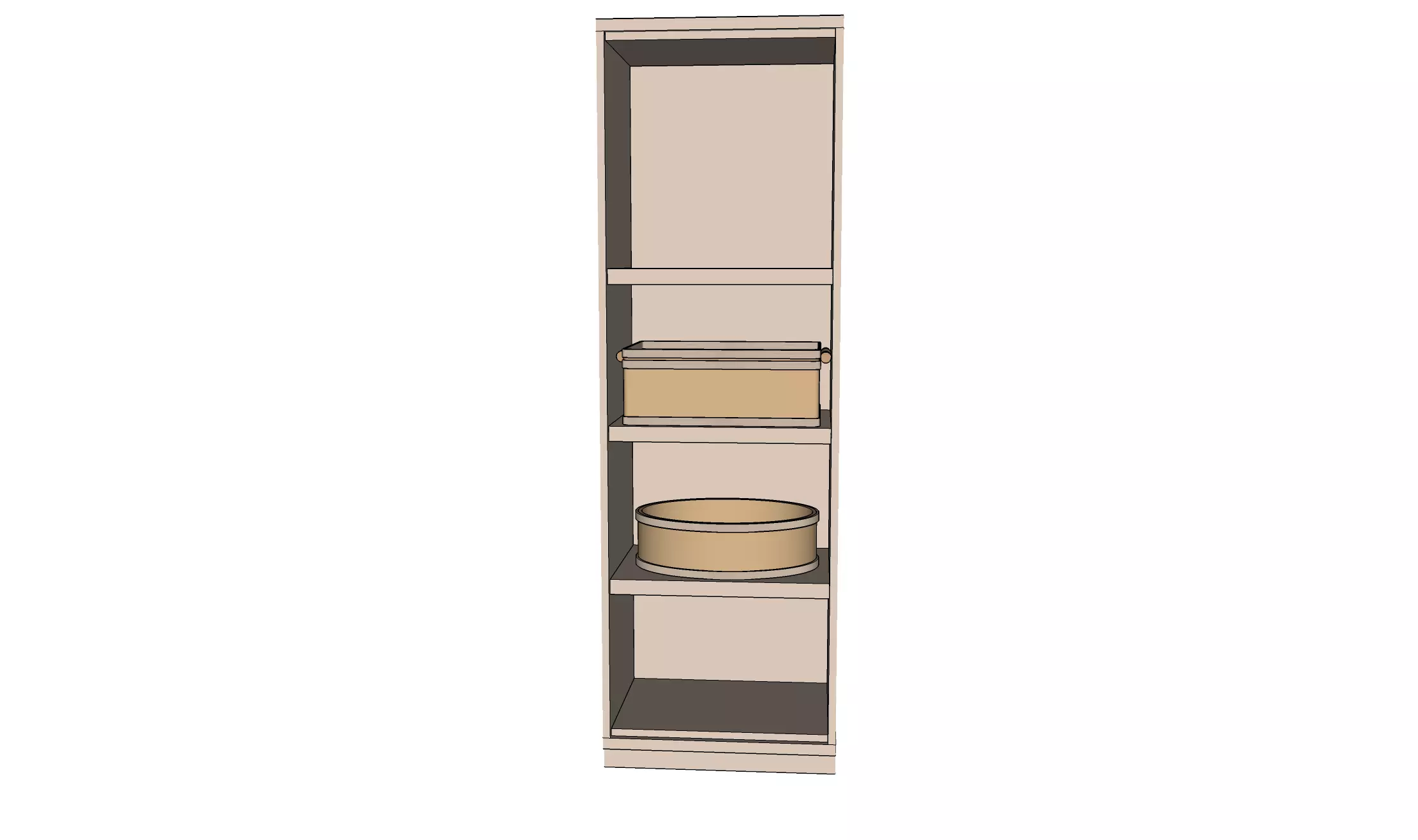 MODULAR - SHELF PART 01 Free 3D model