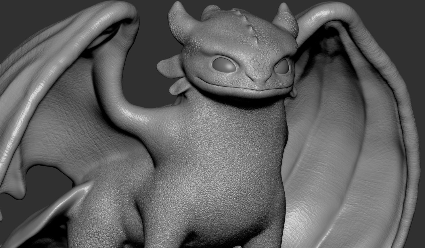 Toothless - How to train your dragon 3D print model_6