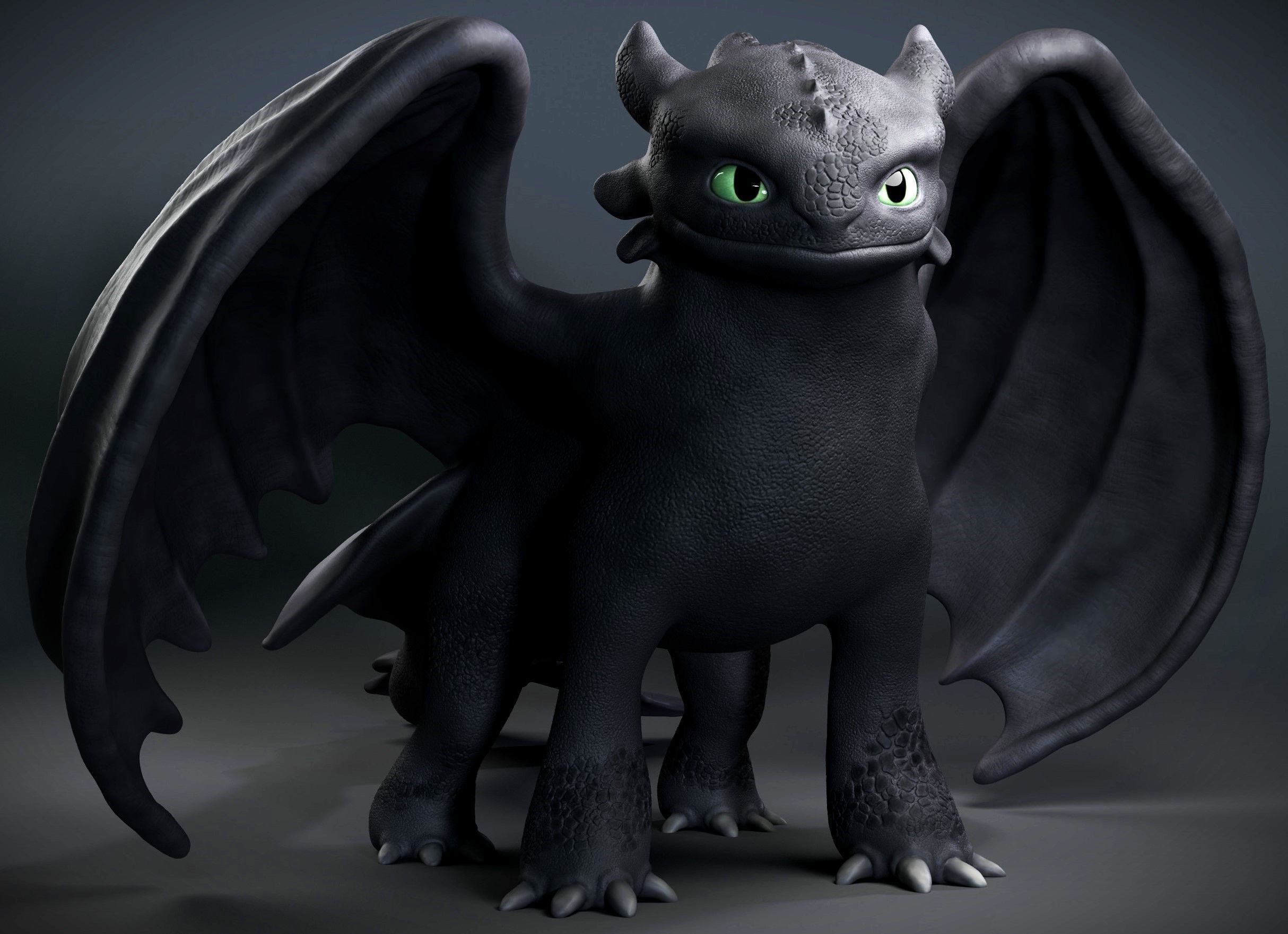 Toothless - How to train your dragon 3D print model_1