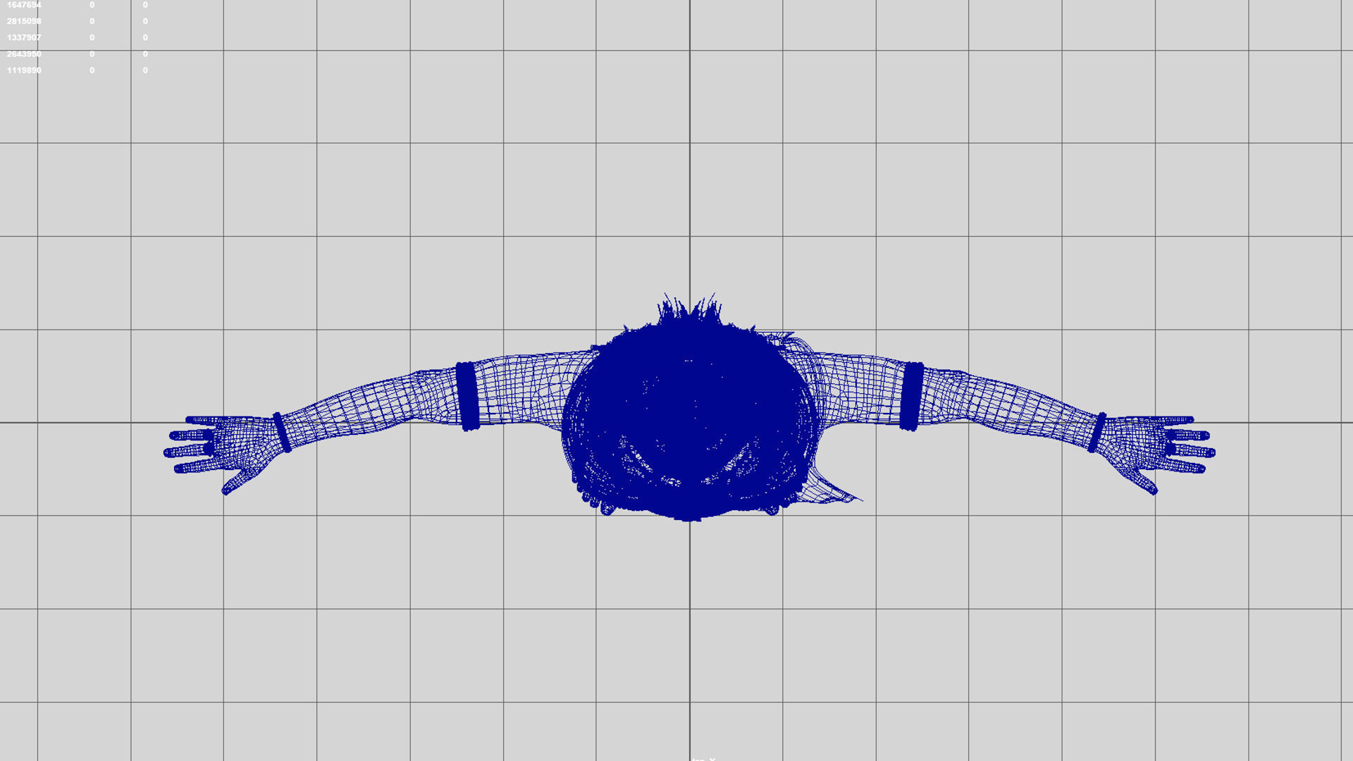 lord krishna t pose 3D model_9