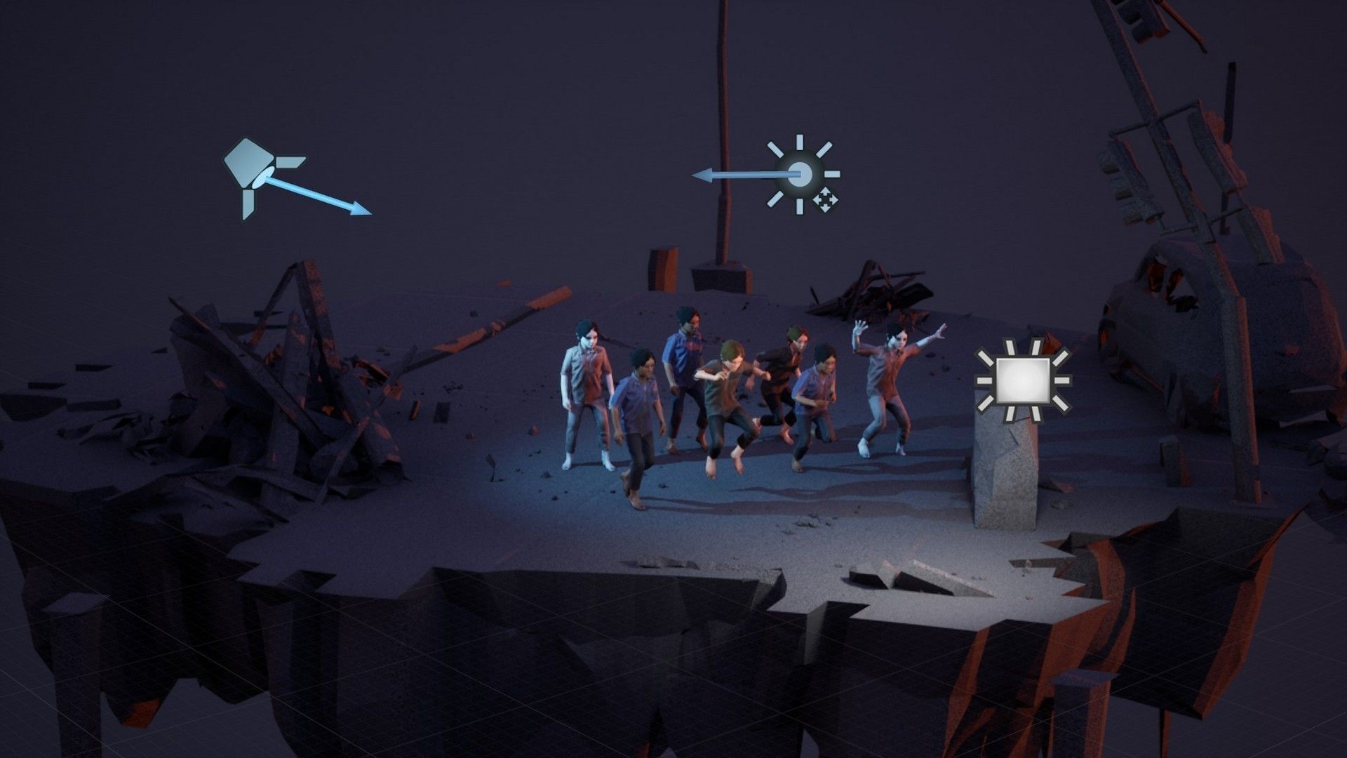 Poor Child Low-poly 3D model_12