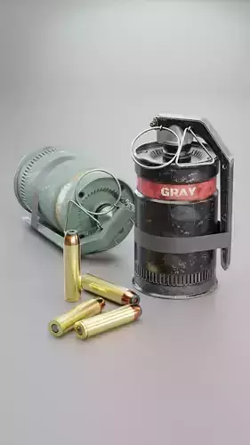 Smoke Grenade PRO 3D model