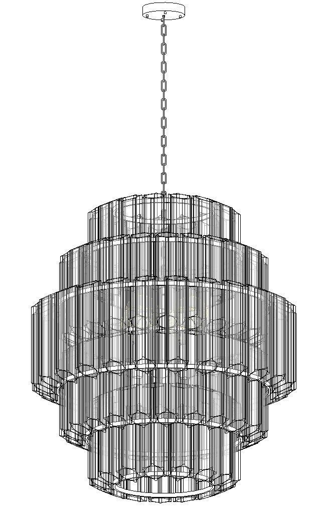 Vittoria Chandelier 3D model_2