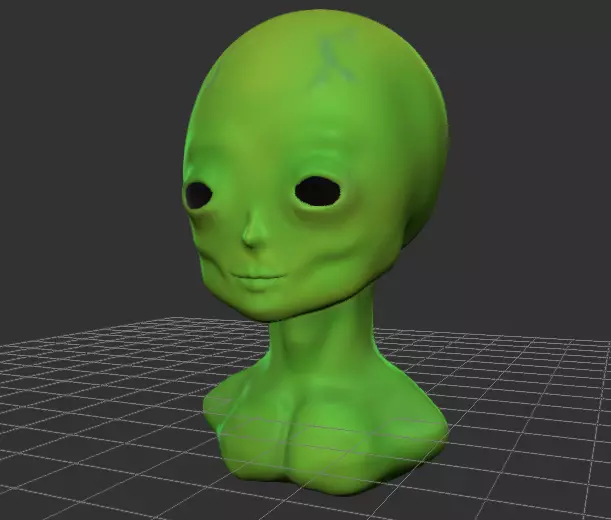 Bizarre Alien Sculpt 3D model