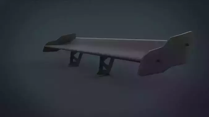 free spoilers Free low-poly 3D model