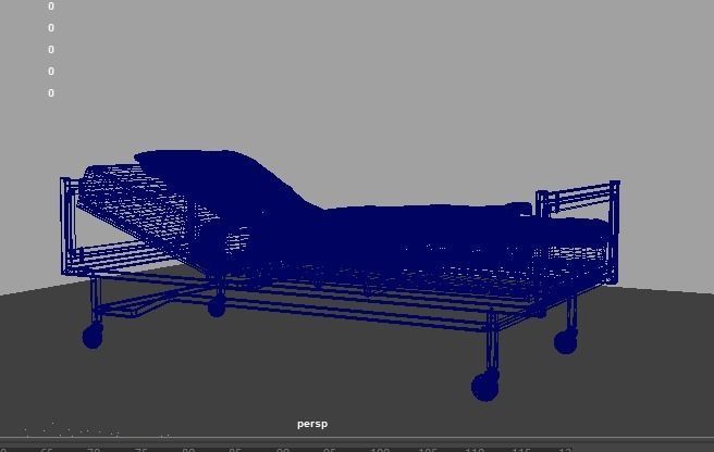 Healing Haven Hospital Bed Collection 3D model_11