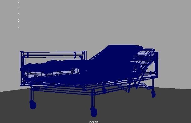 Healing Haven Hospital Bed Collection 3D model_3