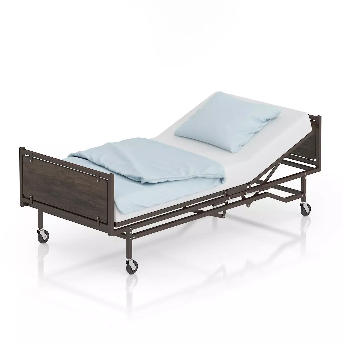 Healing Haven Hospital Bed Collection 3D model_0