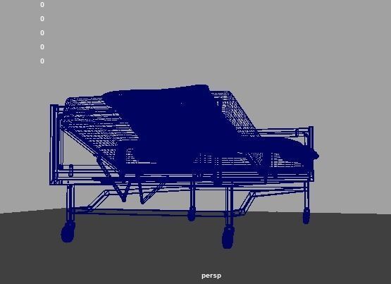 Healing Haven Hospital Bed Collection 3D model_13