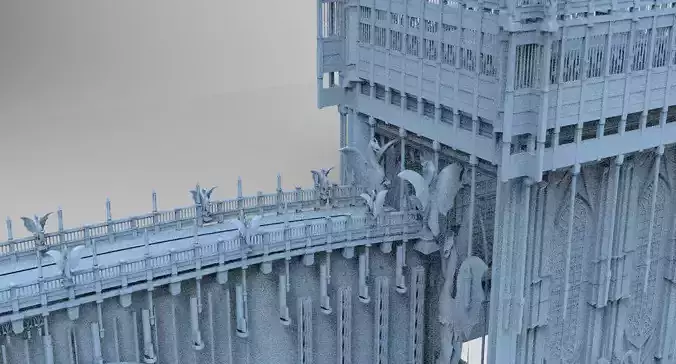 Drake cathedral Grand Tower  3D model