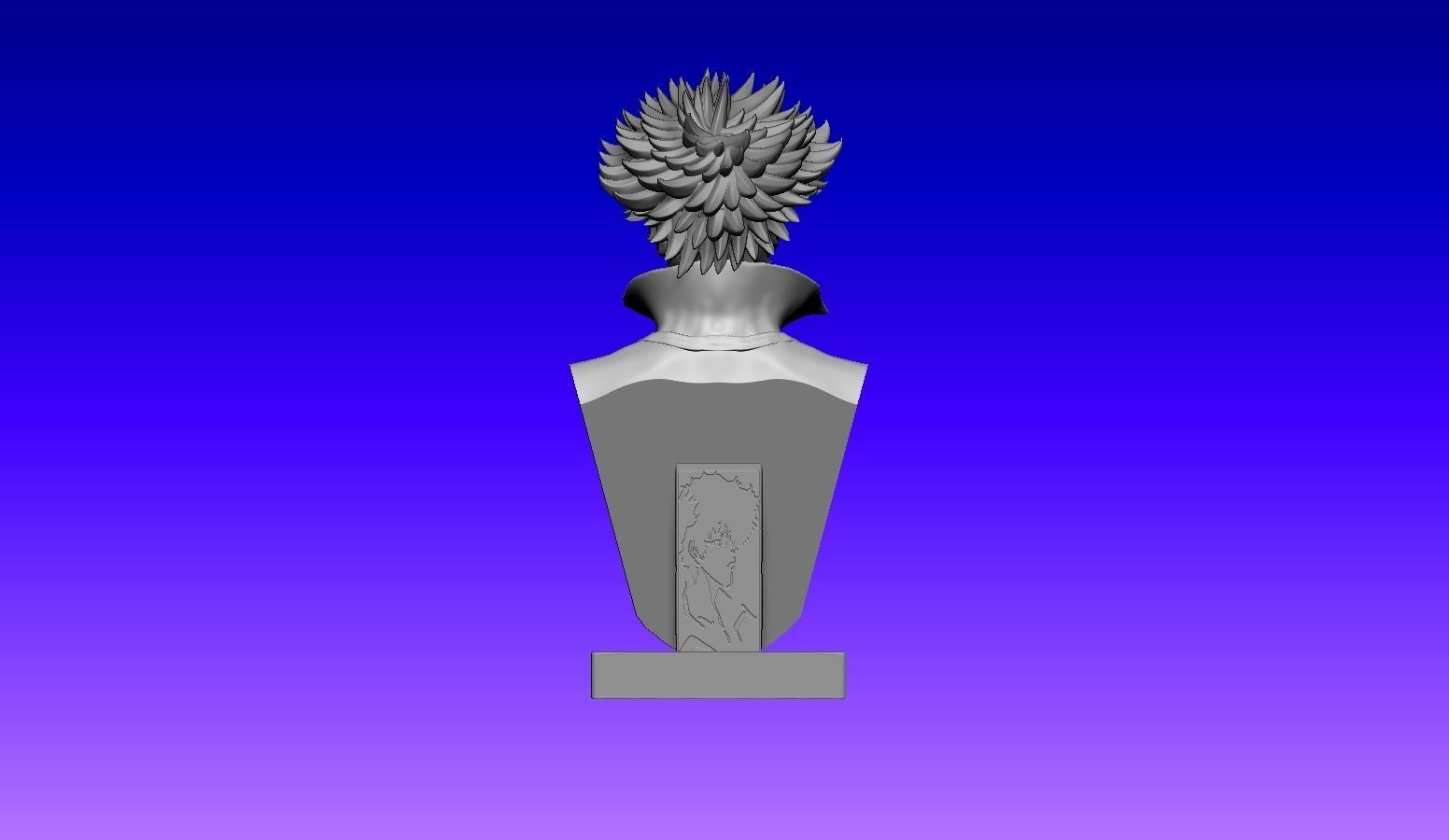 Cowboy Bebop - Spike Spiegel Bust 3D print model_15