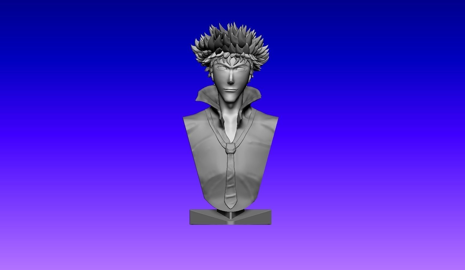 Cowboy Bebop - Spike Spiegel Bust 3D print model_9