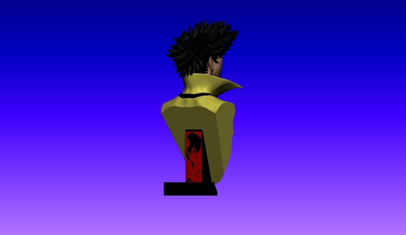 Cowboy Bebop - Spike Spiegel Bust 3D print model_7