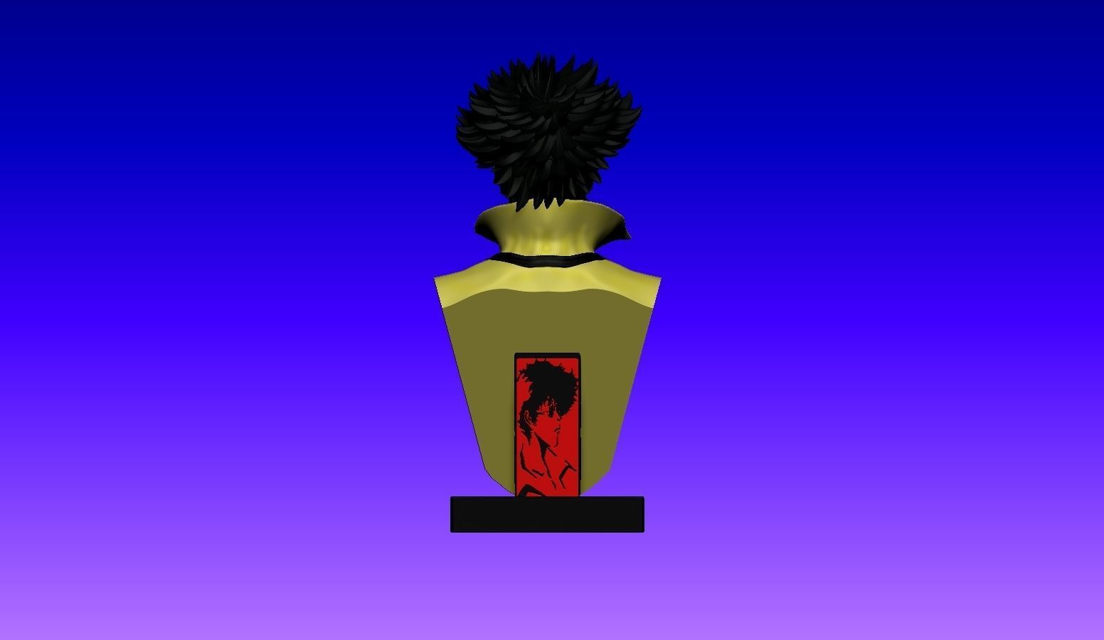 Cowboy Bebop - Spike Spiegel Bust 3D print model_6