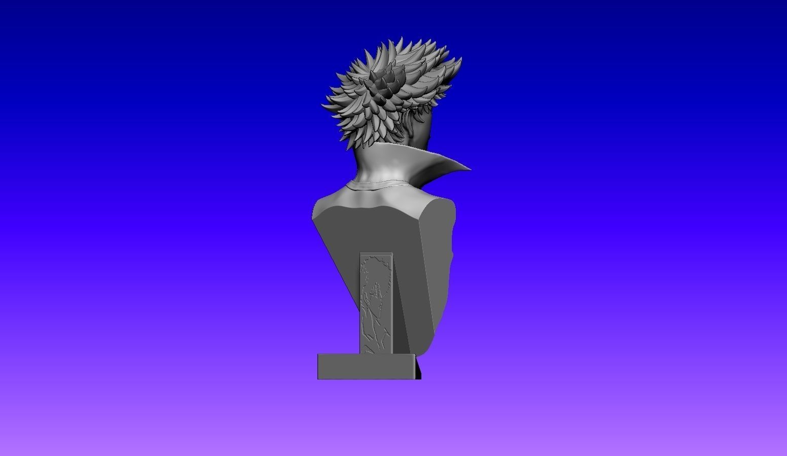 Cowboy Bebop - Spike Spiegel Bust 3D print model_16
