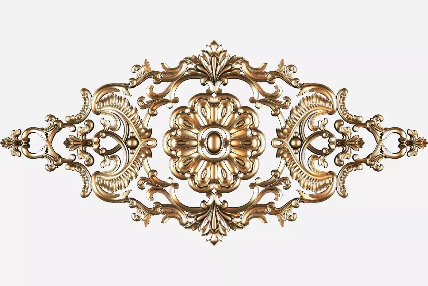 Carved decor model for cnc 18 3D model_0