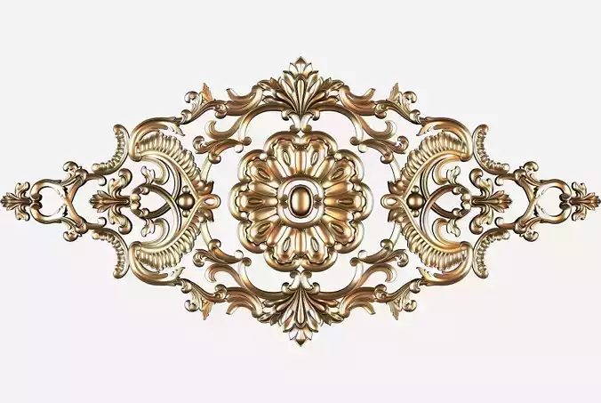 Carved decor model for cnc 18