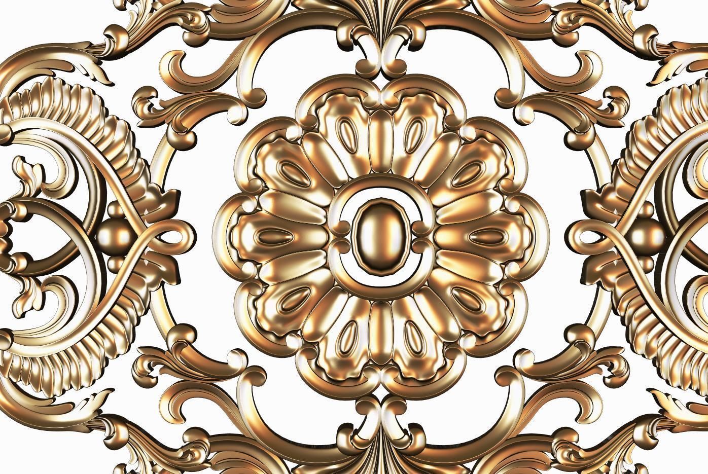 Carved decor model for cnc 18 3D model_7