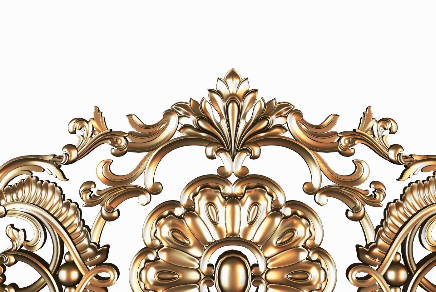 Carved decor model for cnc 18 3D model_8