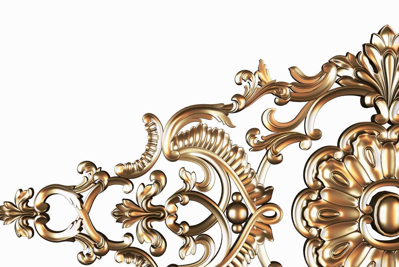 Carved decor model for cnc 18 3D model_6