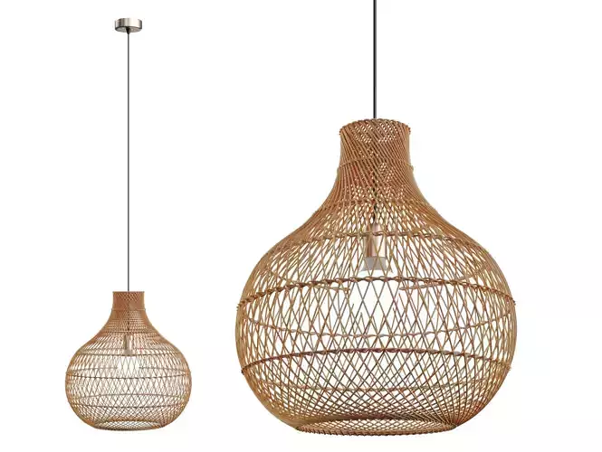 Broome rattan pendant light oceanluxe