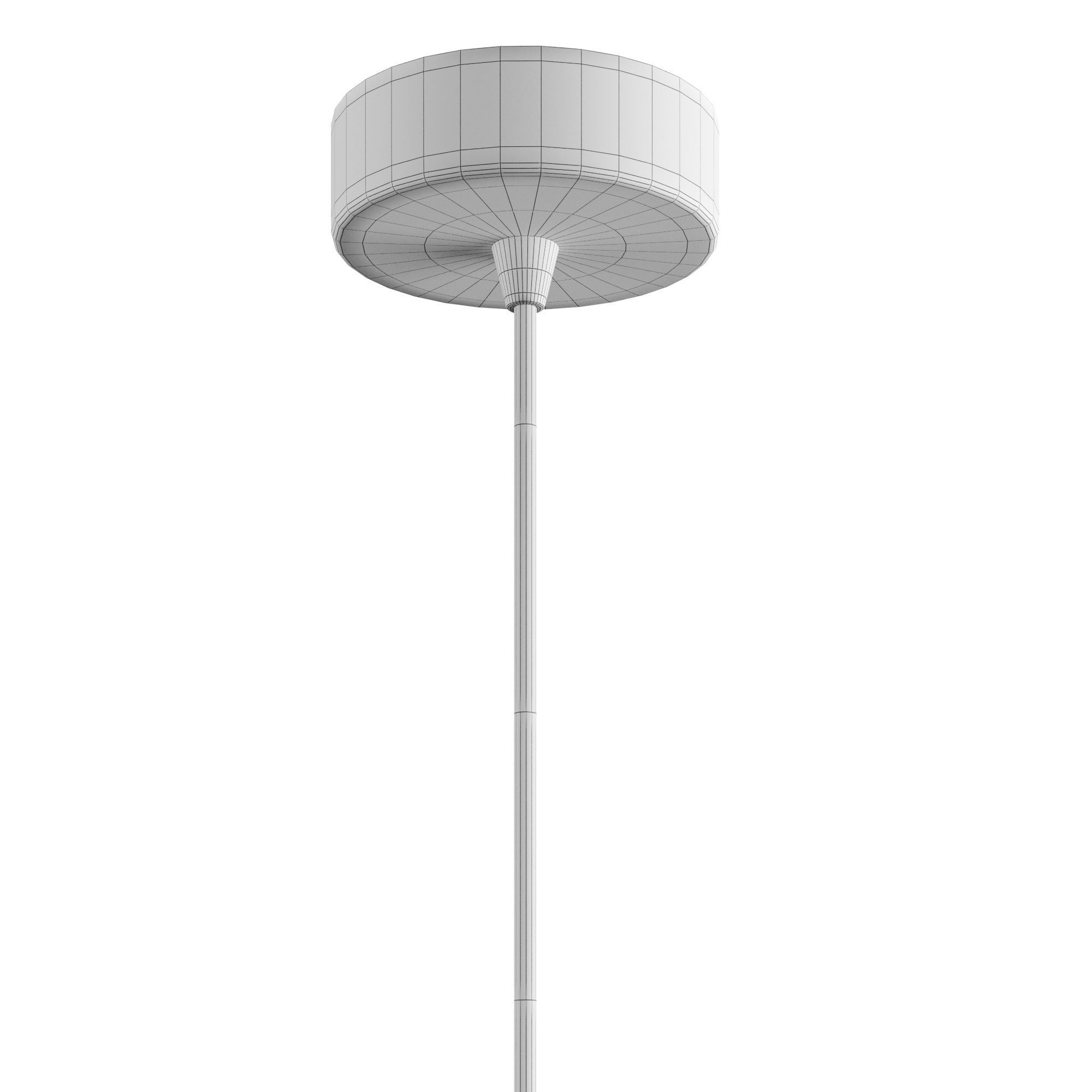Broome rattan pendant light oceanluxe 3D model_2