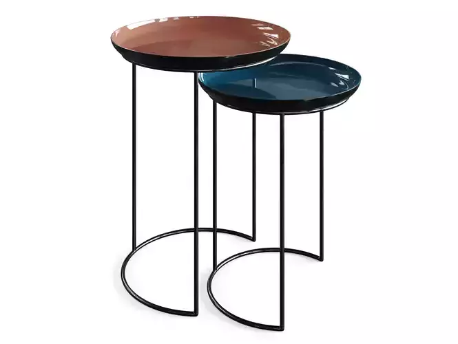 Laredoute Tivara Round Nesting side tables