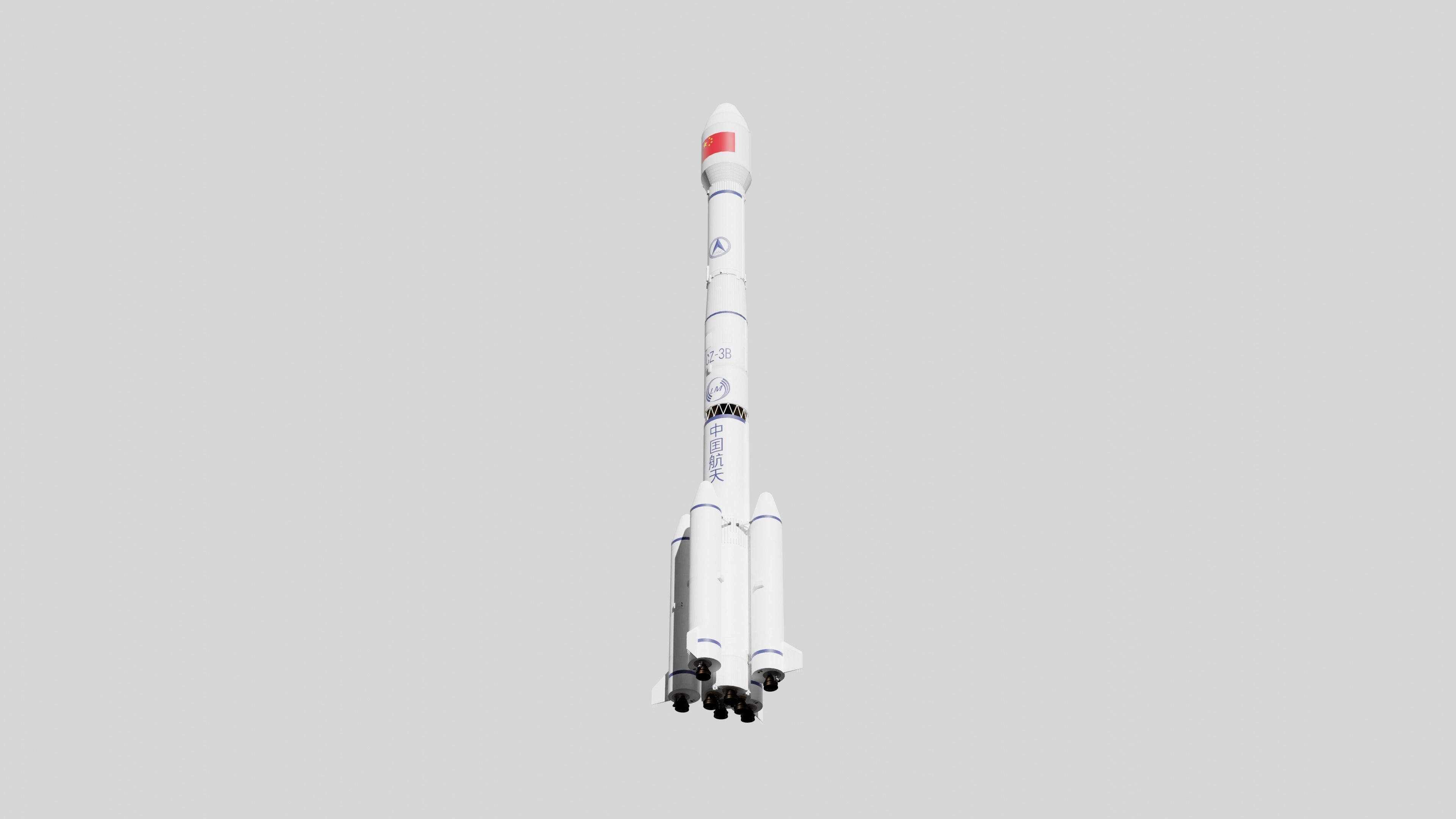 Long March 3B LaunchVechale---Blend-FBX 3D model_3
