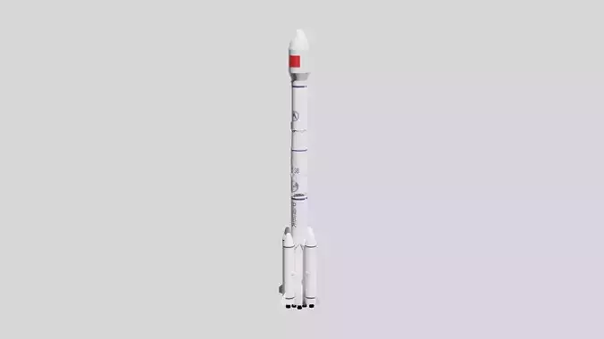 Long March 3B LaunchVechale---Blend-FBX