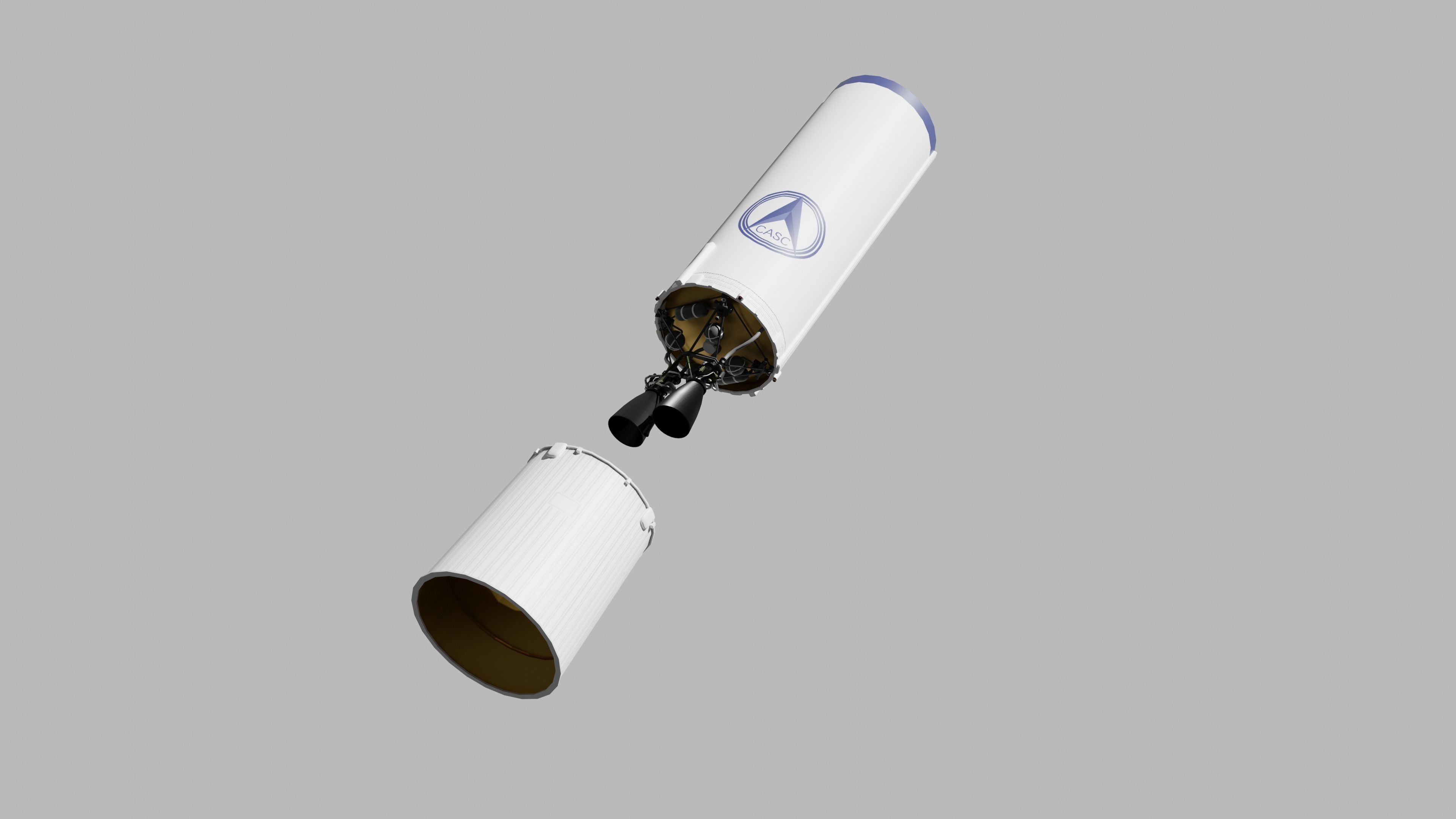 Long March 3B LaunchVechale---Blend-FBX 3D model_7