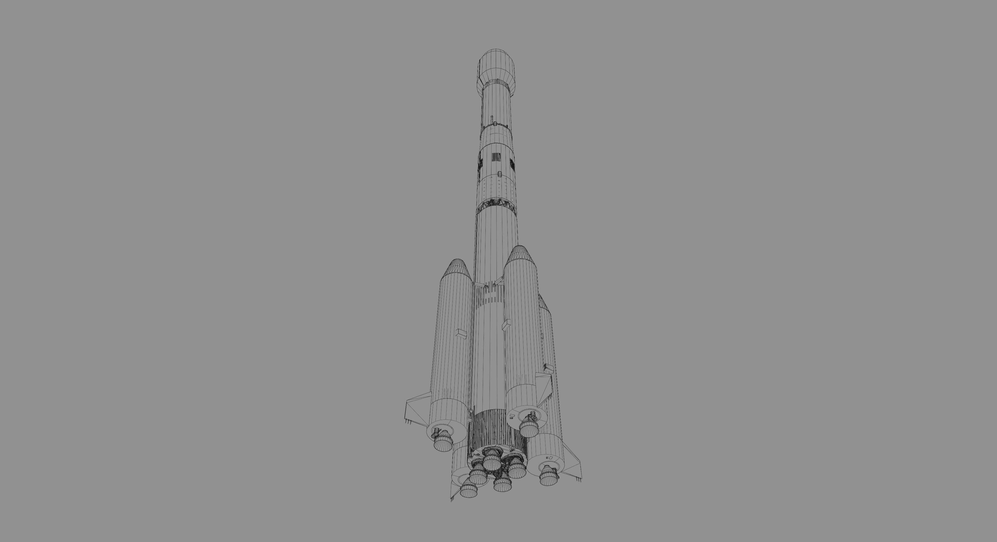 Long March 3B LaunchVechale---Blend-FBX 3D model_9