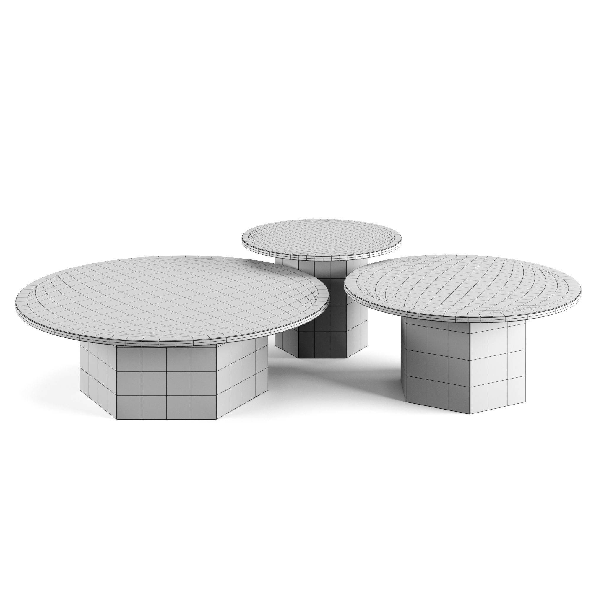 Epic coffee table by Gubi 3D model_1