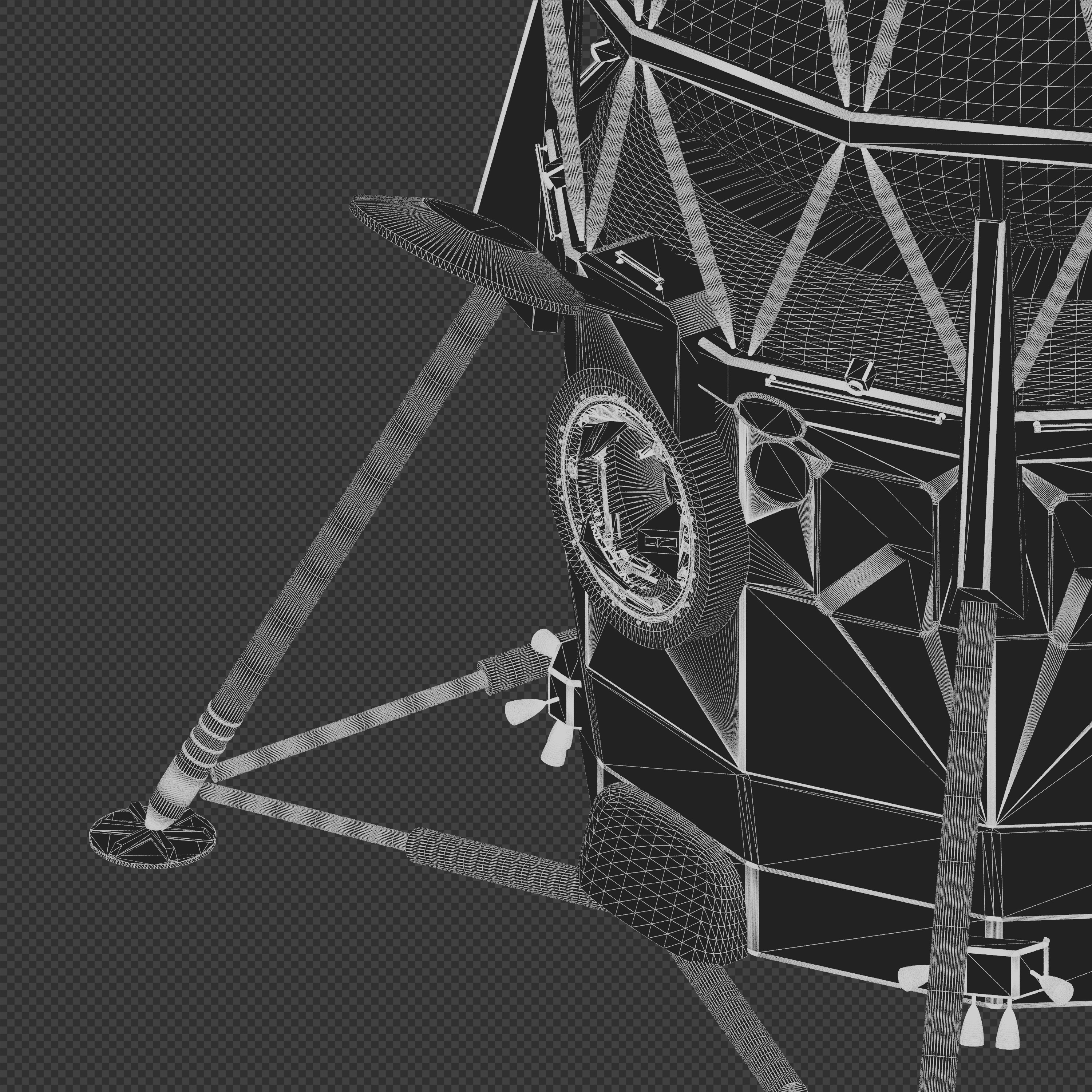 Blue Moon Human Landing System 3D model_12