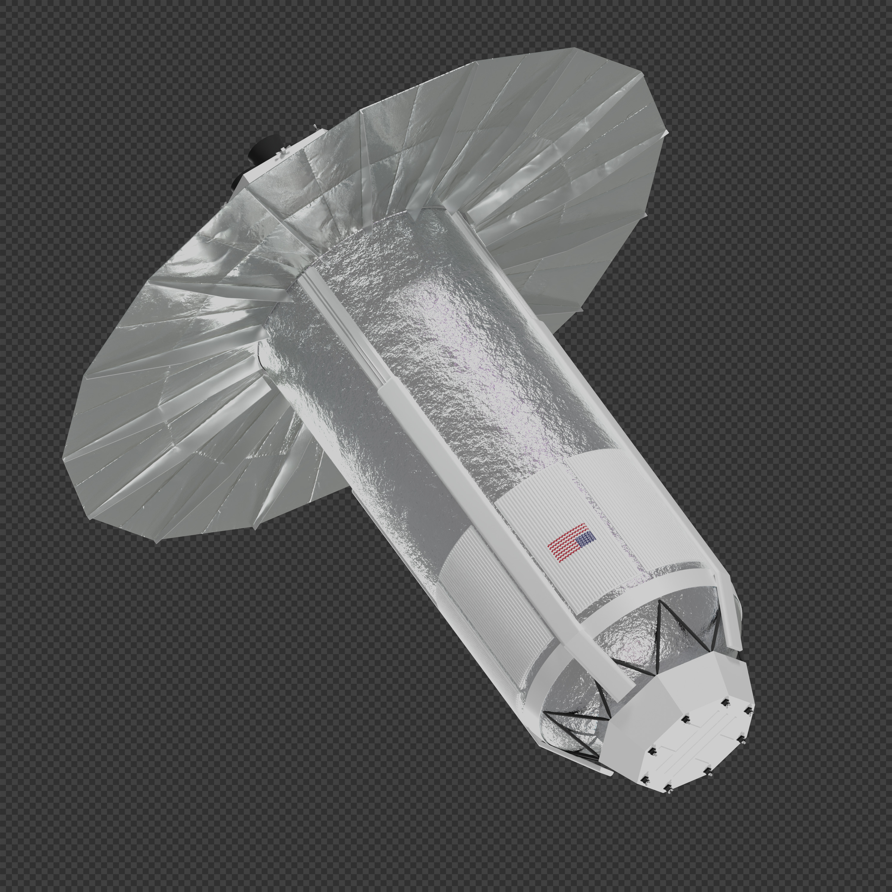 Blue Moon Human Landing System 3D model_5