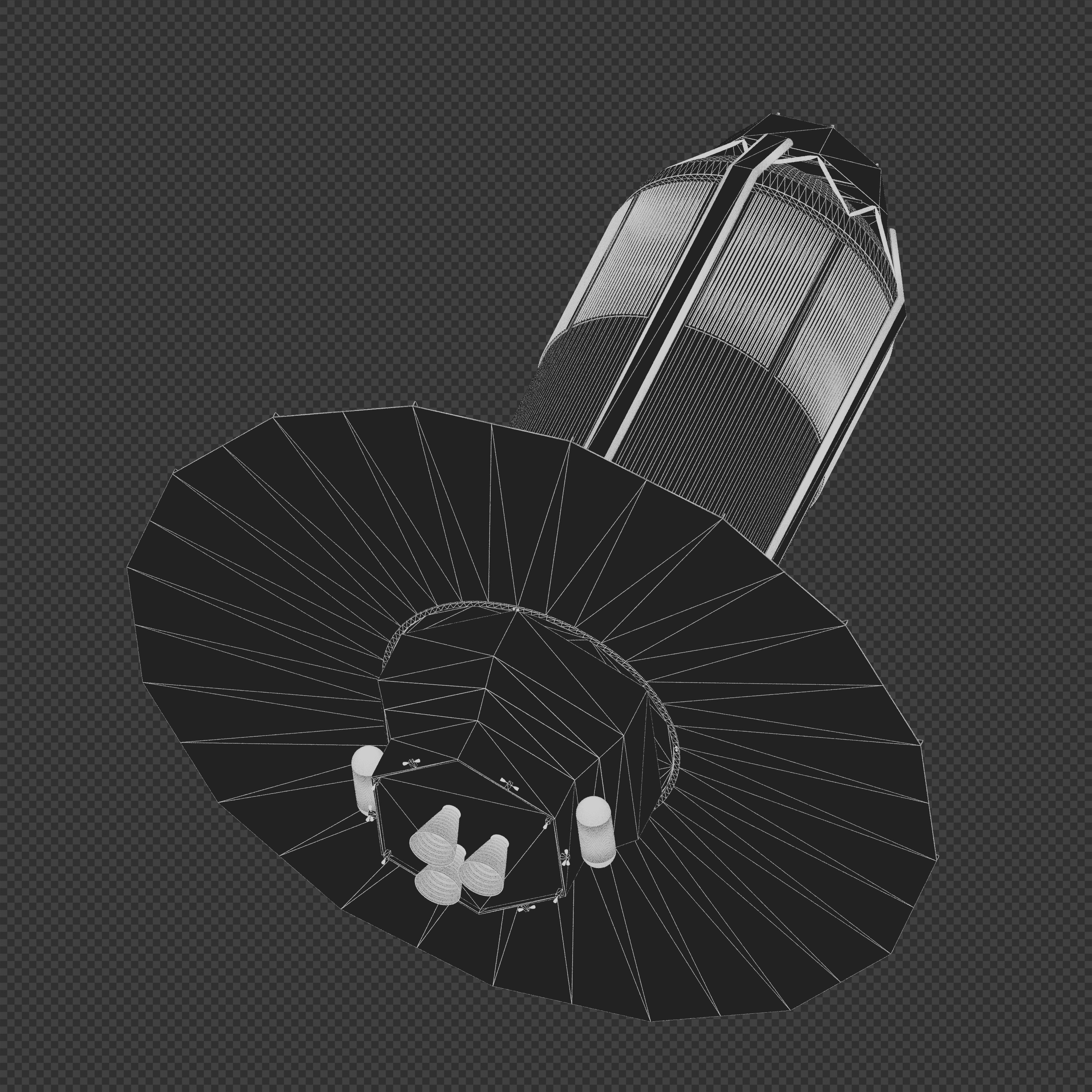 Blue Moon Human Landing System 3D model_16