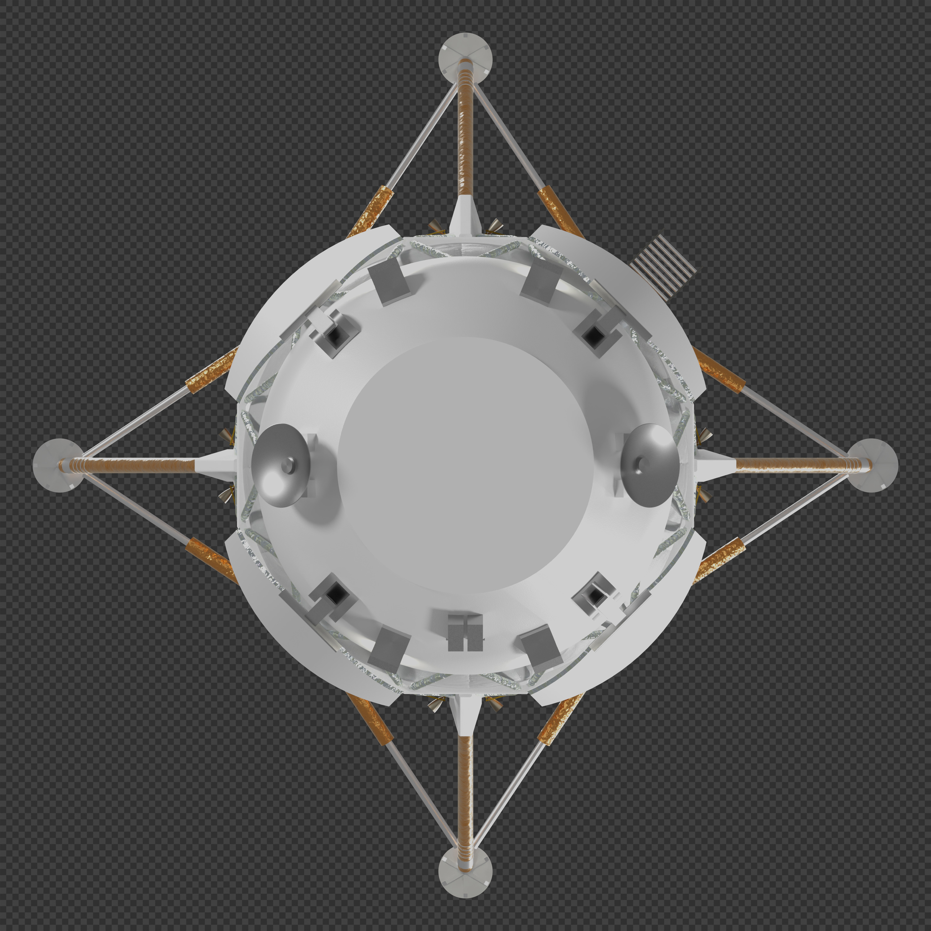 Blue Moon Human Landing System 3D model_7