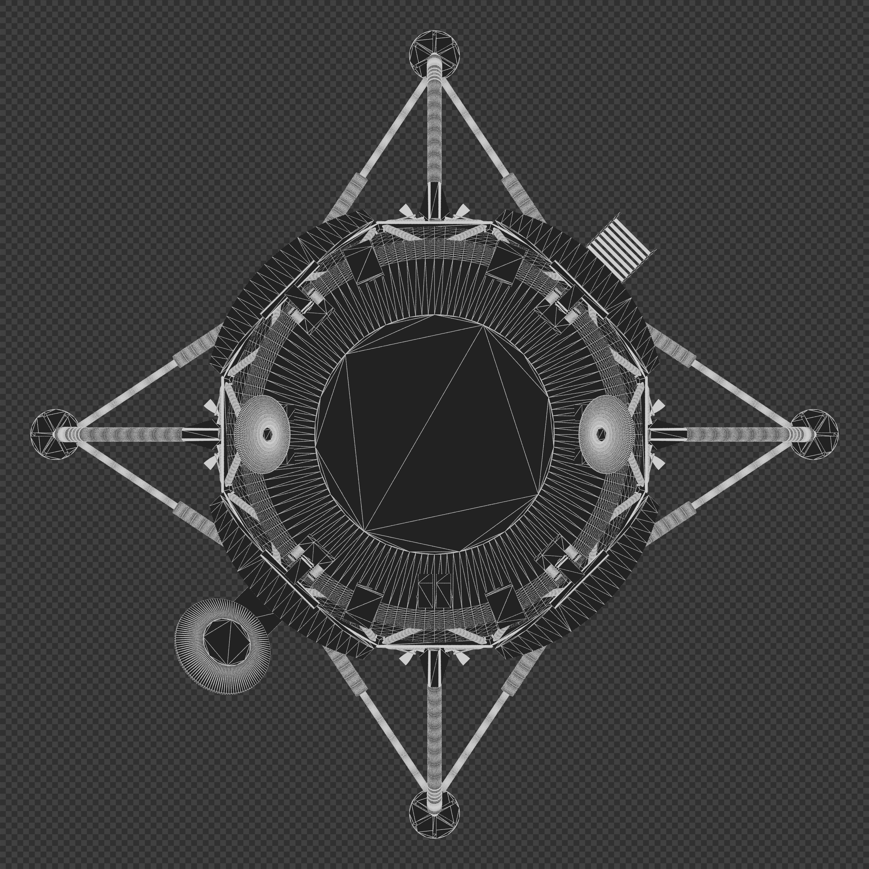 Blue Moon Human Landing System 3D model_13