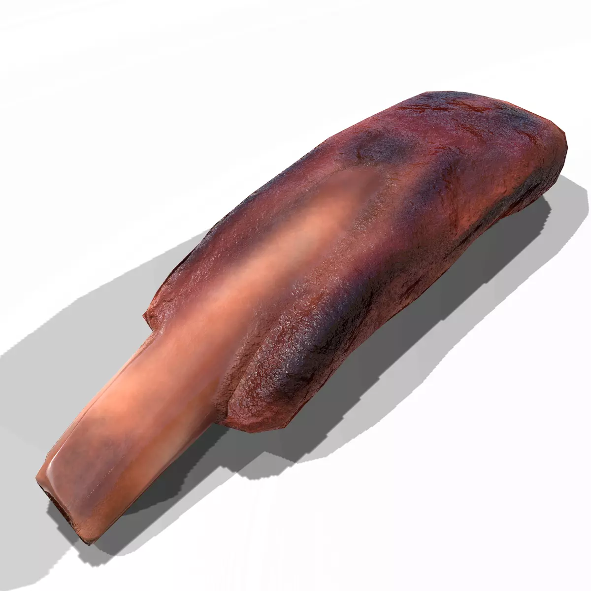 PorkRibsPiece Low-poly 3D model_0