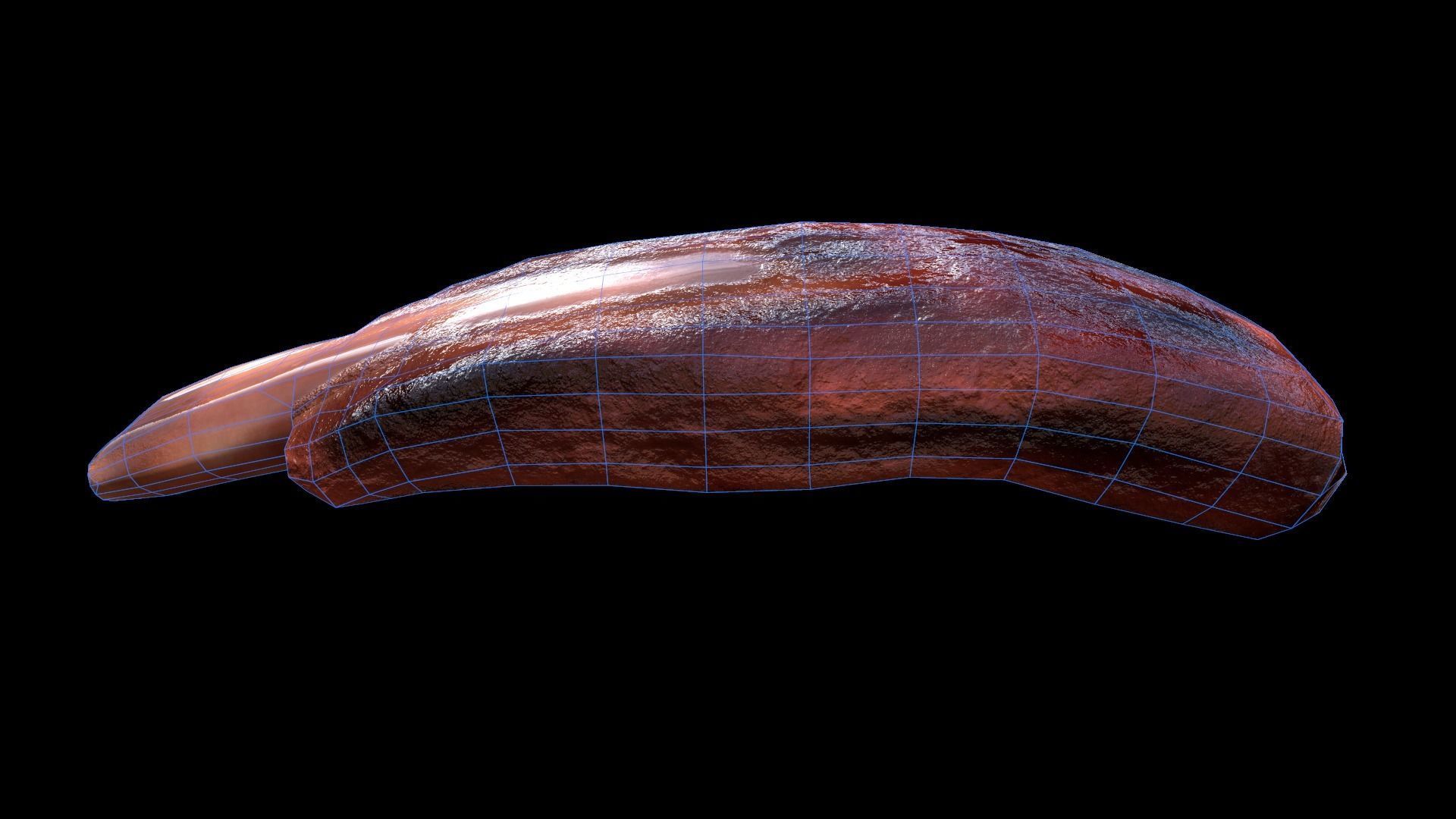 PorkRibsPiece Low-poly 3D model_10