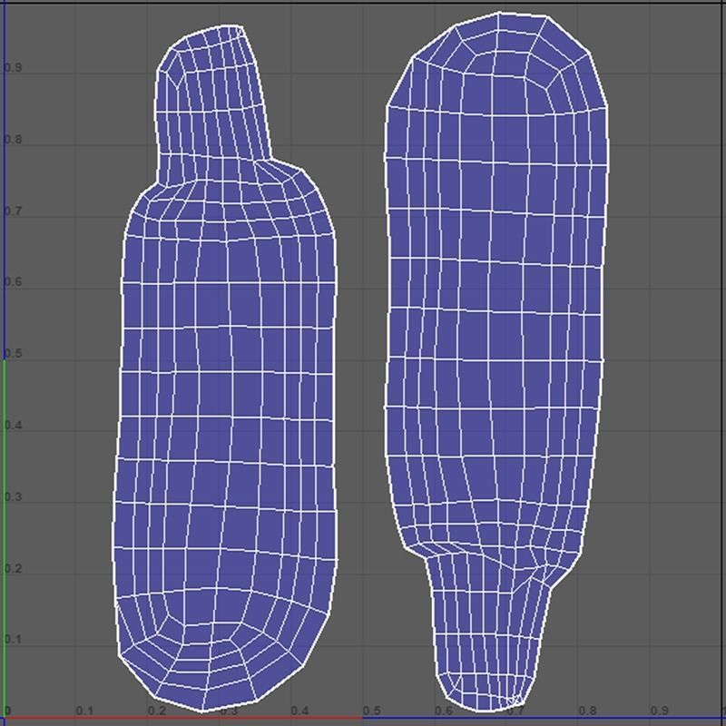 PorkRibsPiece Low-poly 3D model_7