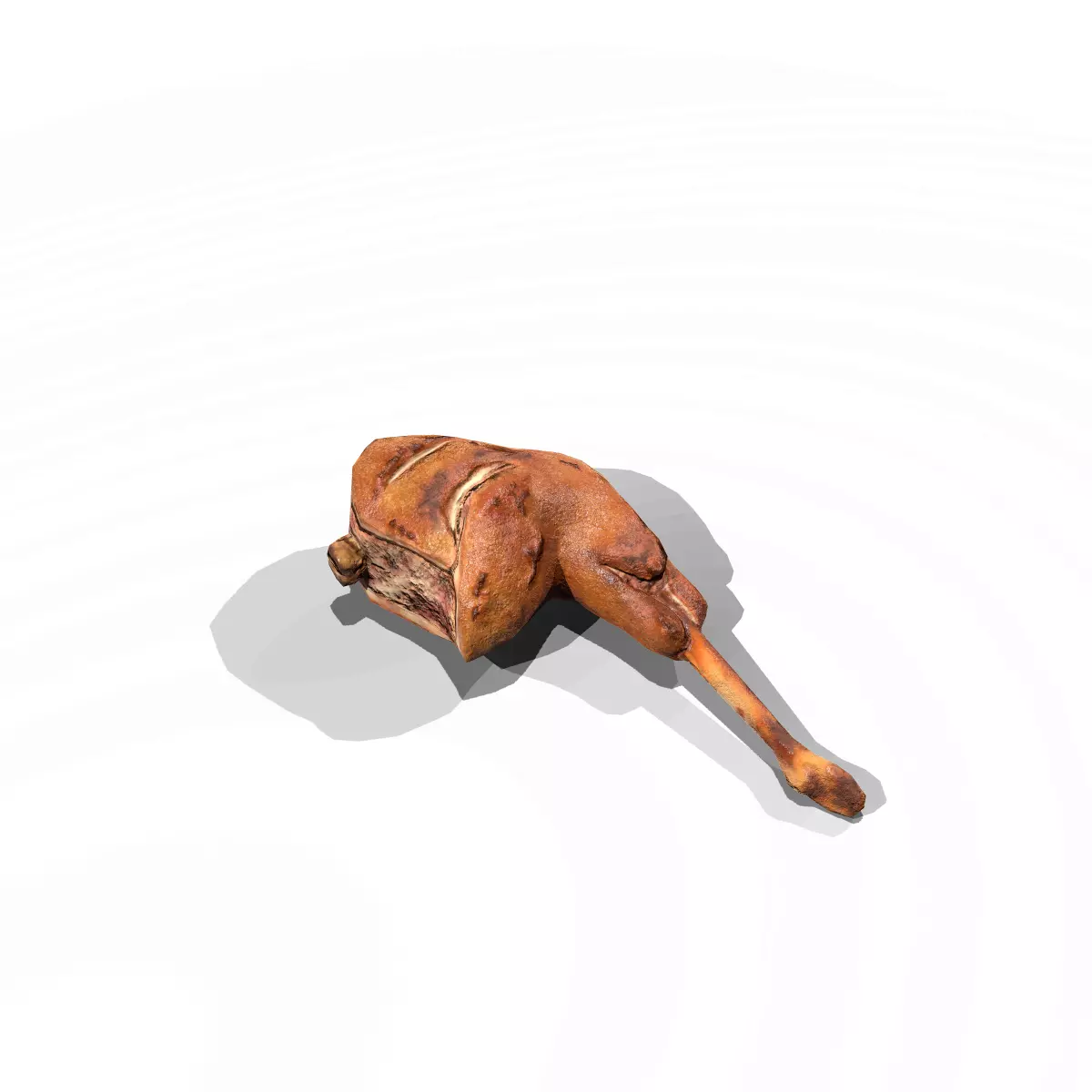 RabbitLegGrilled Low-poly 3D model_0