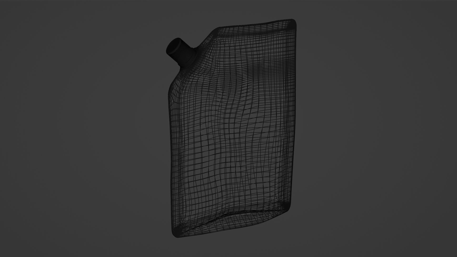 Sachet with spout 3D model_5