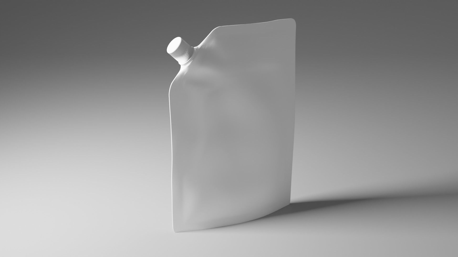 Sachet with spout 3D model_1