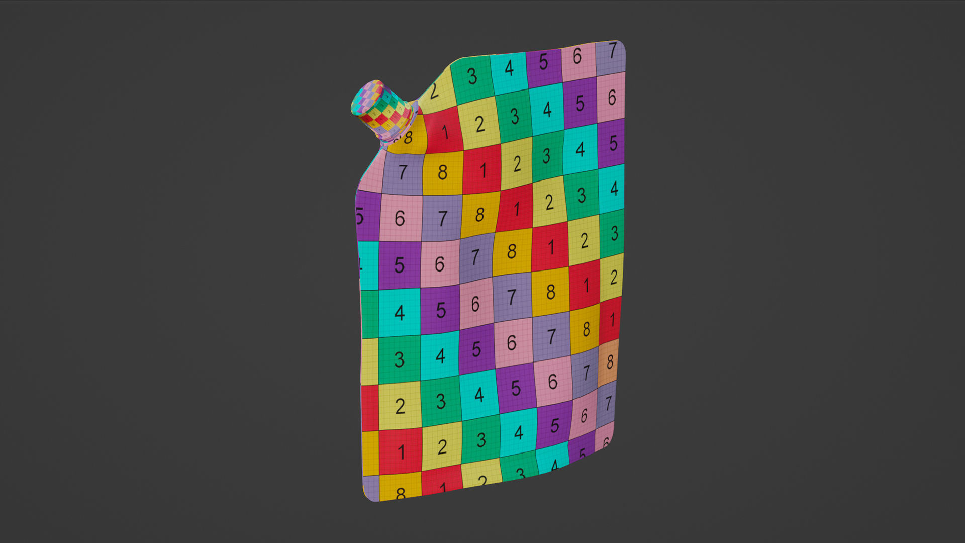 Sachet with spout 3D model_6