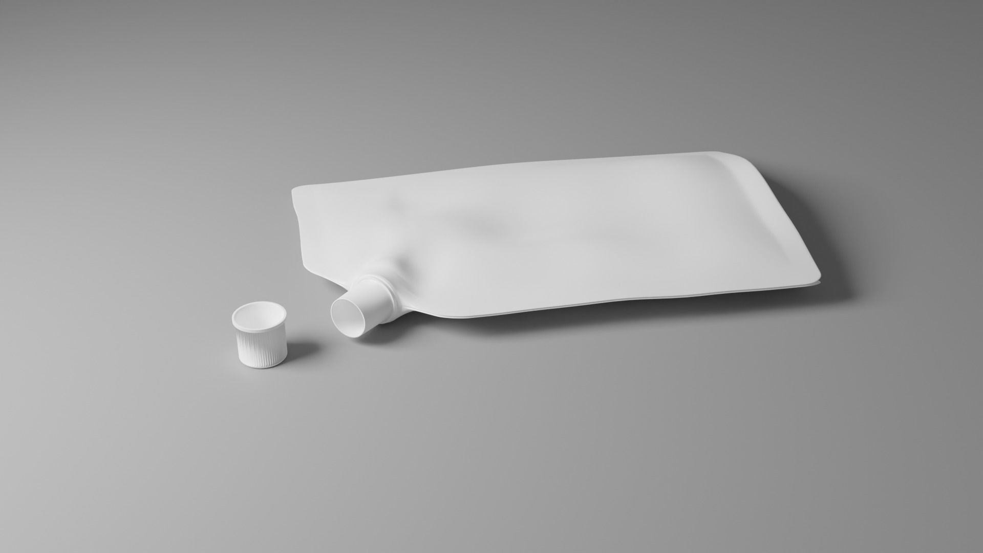 Sachet with spout 3D model_3