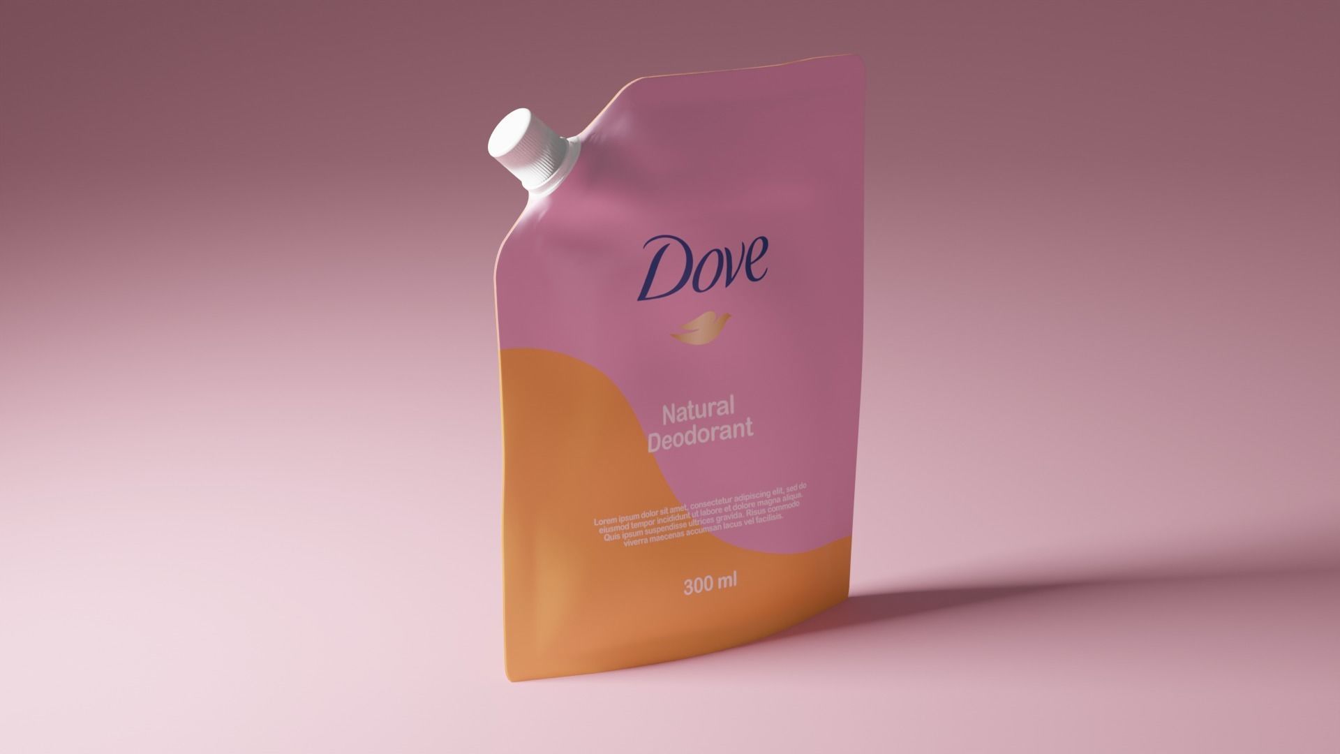 Sachet with spout 3D model_2