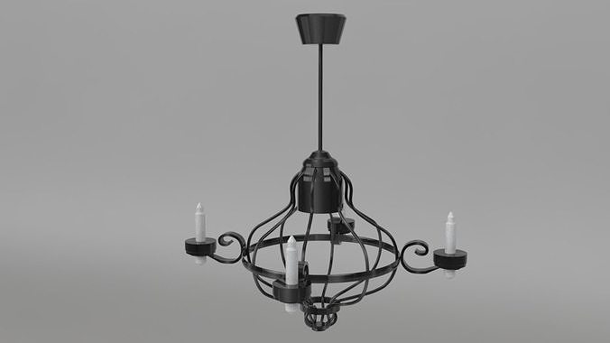 3D Chandelier Free 3D print model