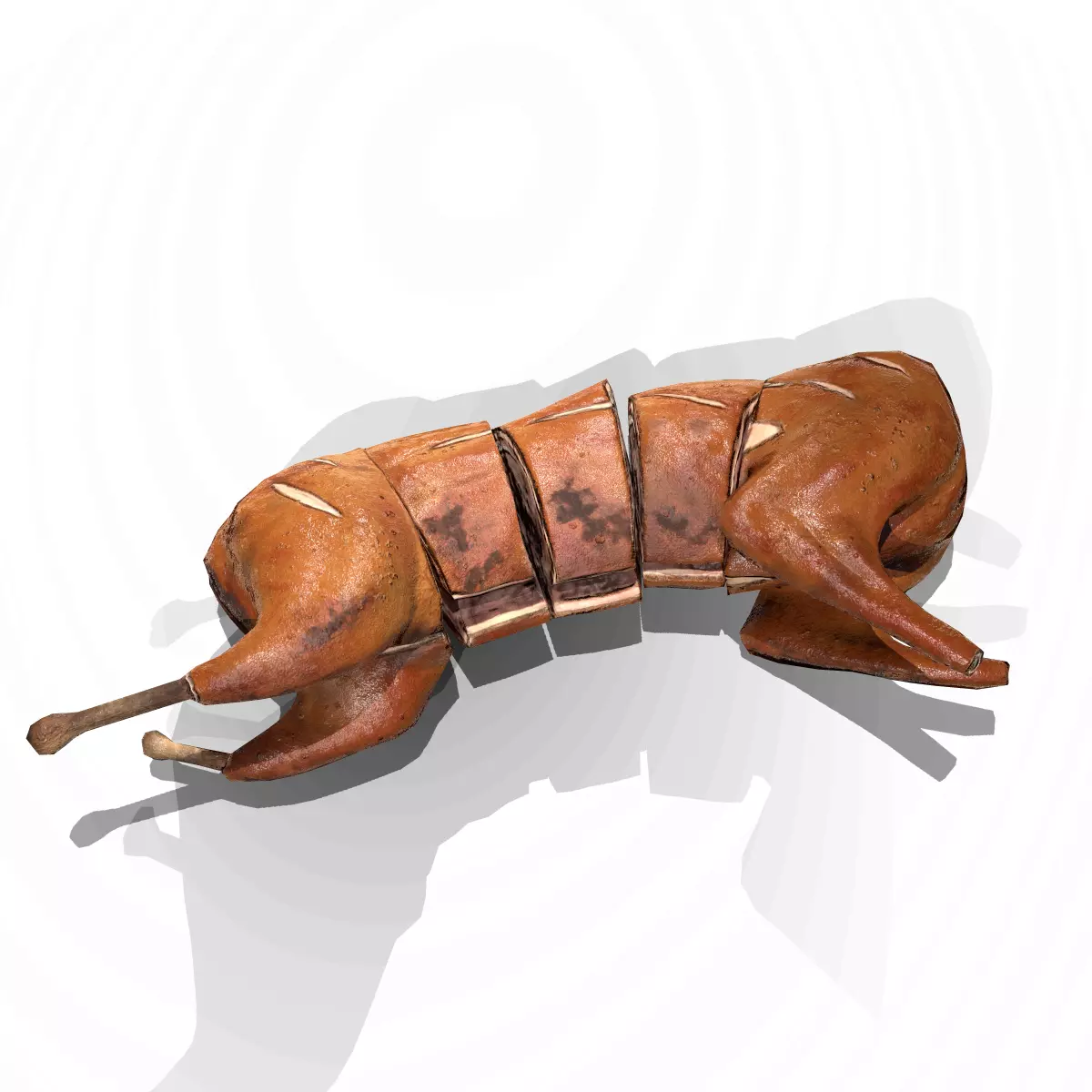 RabbitRoasting Low-poly 3D model_0