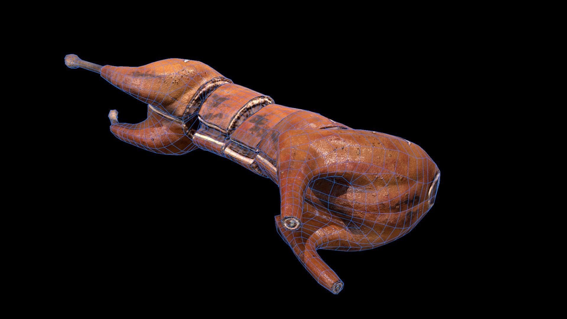 RabbitRoasting Low-poly 3D model_9